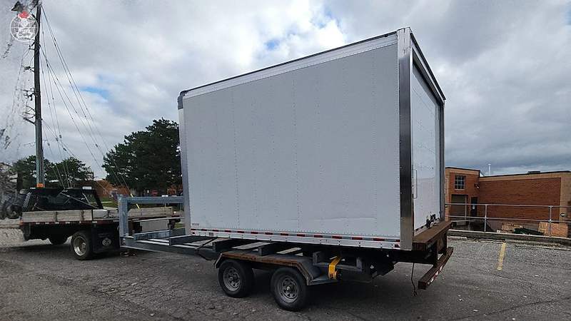2018 Morgan 14 ft dry freight body, stock UB1474