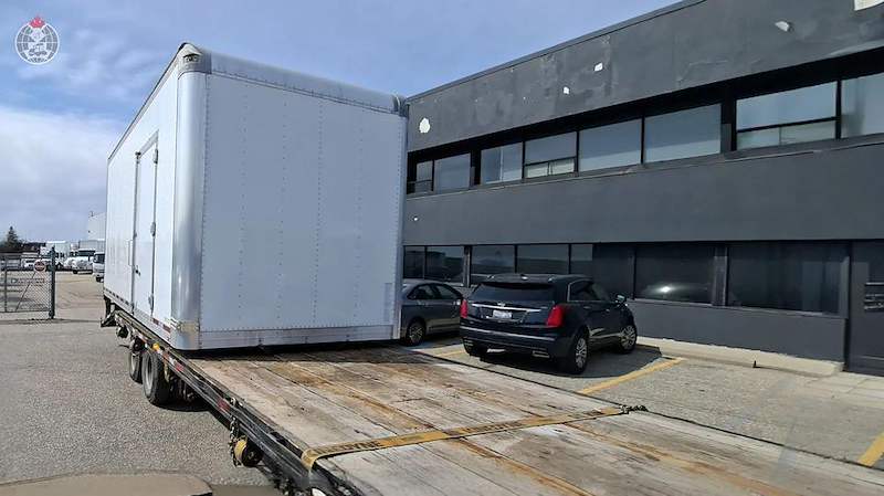 2018 Morgan 18 ft dry freight body, stock UB3717