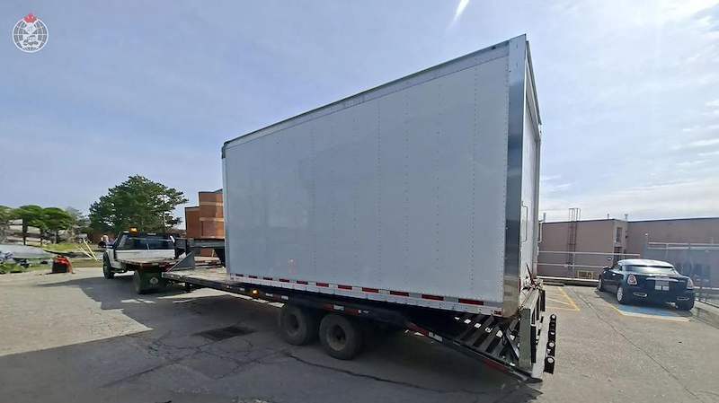 2018 Morgan 18 ft dry freight body, stock UB3717